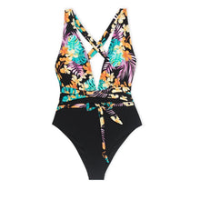 Load image into Gallery viewer, En Voyage Swim Oahu Floral Print Cross Back One-piece
